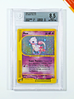 Pokemon BGS 8.5 Mew #19 Holo Expedition Base Set 2002 English - Image 1