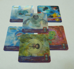Pokemon ArtBox Lot Of 6 Action Flipz 3-D 1999 Pokemon Cards Lenticular Square - Image 1