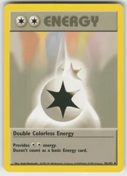 Double Colorless Energy Uncommon Base Set 096/102 Pokemon - Image 1