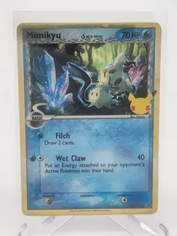 Mimikyu SWSH136 Pokemon Celebrations 25th Anniversary Black Star Promo NM - Image 1