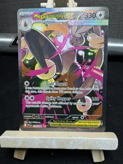ENGLISH Mega Lopunny EX SIR 128/094 Phantasmal Flames NEAR MINT Pokemon Card - Image 1