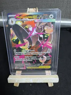 ENGLISH Mega Lopunny EX SIR 128/094 Phantasmal Flames NEAR MINT Pokemon Card - Image 4