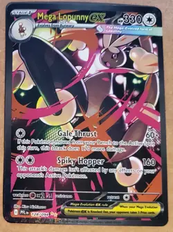 Pokemon TCG Mega Lopunny EX 128/094 SIR Phantasmal Flames Near Mint English - Image 1