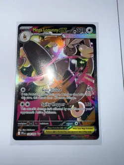ENGLISH Mega Lopunny EX SIR 128/094 Phantasmal Flames NEAR MINT Pokemon Card - Image 3