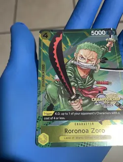 One Piece Roronoa Zoro P-042 2024 Championship Event Pack Promo Card - Image 4
