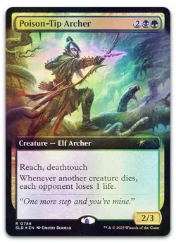 Poison-Tip Archer (Extended Art) #788 (Foil) (NM) Secret Lair Drop SLD Magic MTG - Image 1