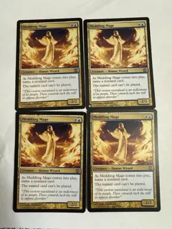 Magic The Gathering Meddling Mage 8/145 (Alara Reborn) x4 - Image 1