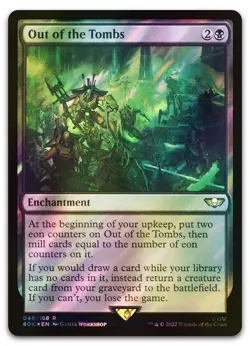 Out of the Tombs (Surge Foil) #46 (NM) Warhammer 40,000 40K Magic MTG - Image 1