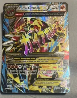 Pokemon Primal Groupon-EX TCG Full Art Holo Card 151/160 LP/NM Condition - Image 1