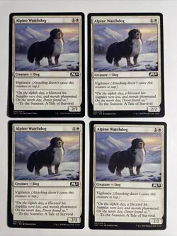 4x Mtg Core Set 2021 M21 Alpine Watchdog NM/M Magic The Gathering - Image 1
