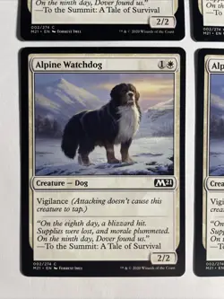 4x Mtg Core Set 2021 M21 Alpine Watchdog NM/M Magic The Gathering - Image 2