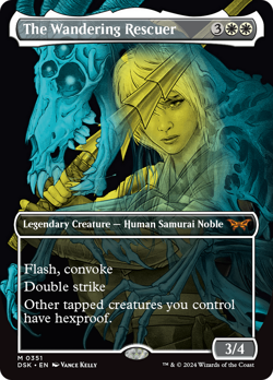 MTG - The Wandering Rescuer Showcase Duskmourn: House of Horror Foil - Image 1