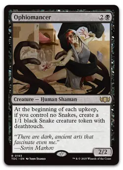 Ophiomancer #193 (NM) Tarkir Dragonstorm TDC Magic MTG - Image 1
