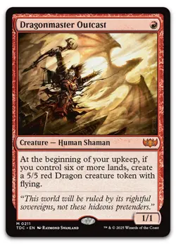 Dragonmaster Outcast #211 (NM) Tarkir Dragonstorm TDC Magic MTG - Image 1