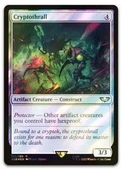Cryptothrall (Surge Foil) #155 (NM) Warhammer 40,000 40K Magic MTG - Image 1
