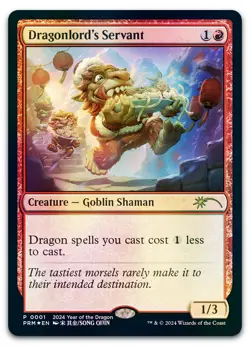Dragonlord's Servant (Year of the Dragon 2024) #1 (Foil) NM Standard Showdown - Image 1