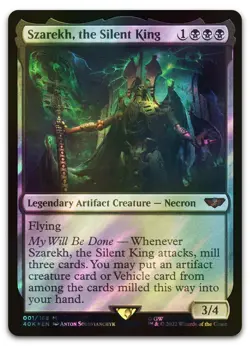 Szarekh, the Silent King (Surge Foil) #1 (NM) Warhammer 40,000 40K Magic MTG - Image 1