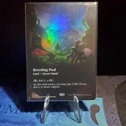 MTG TCG - Breeding Pool Borderless FOIL Edge of Eternities 278 NM - Image 1