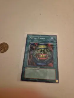 Yu-Gi-Oh! Pot Of Greed Card, 1996, 1'st Edition, Combine Postage - Image 1