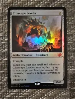MTG Cityscape Leveler (Extended Art) - Near Mint Foil - The Brothers' War - Image 1