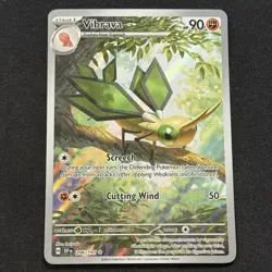 Vibrava 206/191 Illustration Rare SV08: Surging Sparks NM/M Pokemon TCG - Image 1