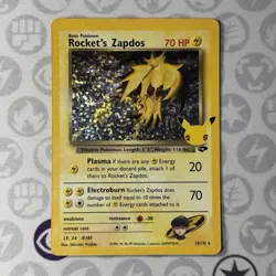 Pokemon TCG Rockets Zapdos Holo Classic Collection 15/132 Celebrations - Image 1
