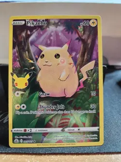 Pokemon TCG Pikachu 005/025 Holo 25th Anniversary Celebrations - Image 1