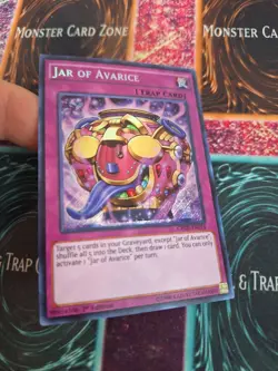 Yugioh Jar of Avarice CROS-EN074 Secret Rare 1st Edition Near Mint - Image 2