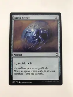 Dimir Signet MTG Magic the Gathering Card NM Near Mint CM2 - Image 1