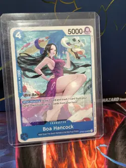 Boa Hancock OP02-059 Paramount War Pre-Release Card - Image 1
