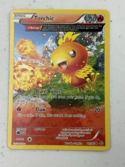 Torchic (Omega) 26/160 Pokemon XY - Primal Clash Holo Vintage Rare Card LP - Image 4