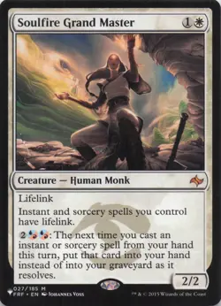 Soulfire Grand Master The List Regular Mythic #27 NM MTG - Image 1