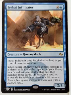 Jeskai Infiltrator - Fate Reforged - Magic the Gathering MTG Nice! - Image 1