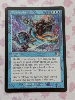 Mind's Desire Scourge Regular Magic The Gathering MTG - Image 1