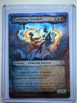 Twinflame Travelers (Showcase) FOIL Lorwyn Eclipsed #0345 U NM MTG ENG - Image 1