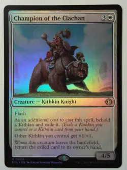 Champion of the Clachan *FOIL Rare* Magic MtG x1 Lorwyn Eclipsed - Image 1