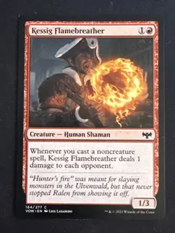 1x Kessig Flamebreather (164) Innistrad: Crimson Vow LP MTG Magic x1 MKE - Image 1