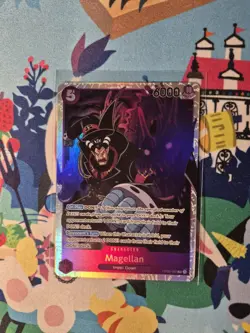 One Piece Card Game Magellan OP02-085 SR Paramount War English NM - Image 1