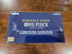 Sealed English One Piece Romance Dawn OP-01 Booster Box White Bottom-read - Image 5