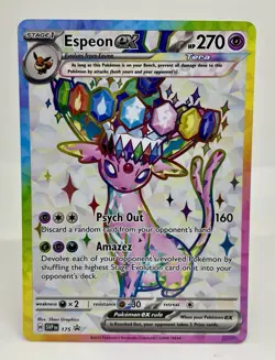 Espeon ex Holo Promo SV Scarlet & Violet Promo Card SVP 175 Prismatic Evolutions - Image 1