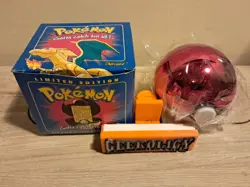 Pokemon Cards 23K Gold Plated CHARIZARD Trading Card 1999 Burger King Ball - - Image 1