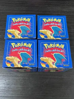 Pokemon 1999 23K Gold Plated CHARIZARD Metal Trading Card Burger King Ball x4 - Image 1