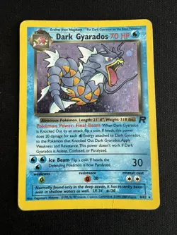 Pokemon Card - Dark Gyarados (Prerelease) WoTC Promo 8/82 Team Rocket Holo Rare - Image 1