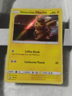 Pokemon TCG Detective Pikachu SM190 Promo Holo Card NM Condition - Image 1