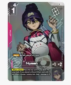 Nyaan Winner Foil - GD03-092 U+ - Gundam TCG Card Game - Image 1