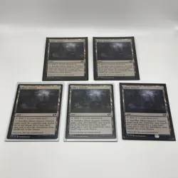 (Lot of Five) x5 GHOST QUARTER Magic MTG NM CARD Commander 2014 w/ Sleeves - Image 1