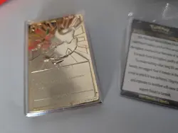 23K Gold Plated TOGEPI Card 1999 Burger King Pokemon with Box - Image 4