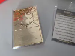 23K Gold Plated TOGEPI Card 1999 Burger King Pokemon with Box - Image 5