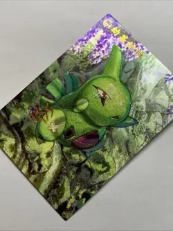 Larvitar Reptile Pokemon 246 Foil Holo Card Anime Rare Full Art Arcade Pokedex - Image 3