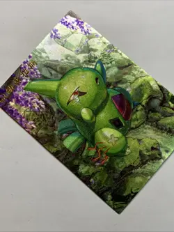 Larvitar Reptile Pokemon 246 Foil Holo Card Anime Rare Full Art Arcade Pokedex - Image 4